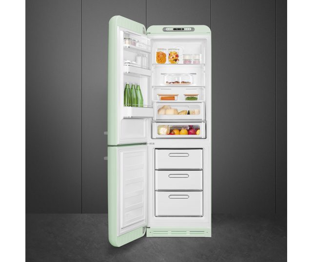 Smeg FAB32LPG5 koelkast watergroen - linksdraaiend