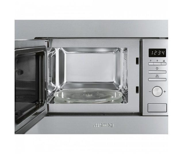 Smeg FMI017X inbouw magnetron met grill