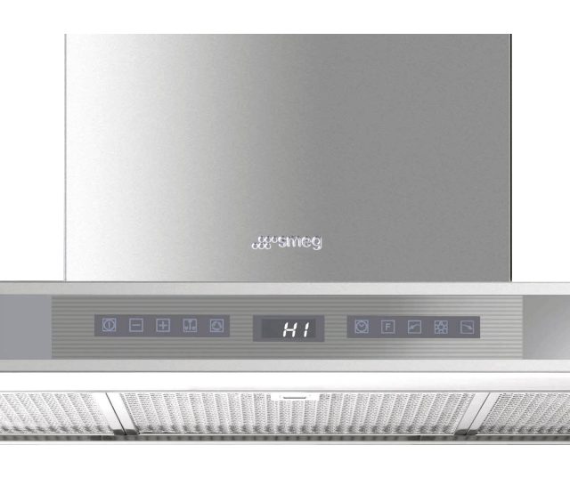 De capaciteit van 820 m3/uur bij de Smeg KS912XE is perfect te regelen in diverse standen