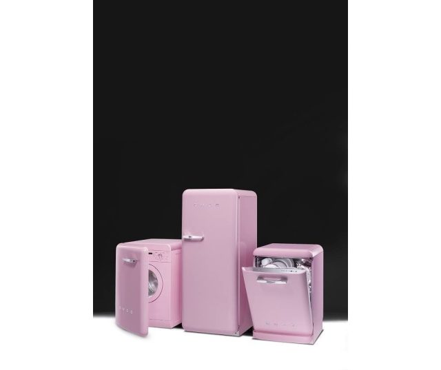 Smeg LBB14PK-2 roze wasmachine