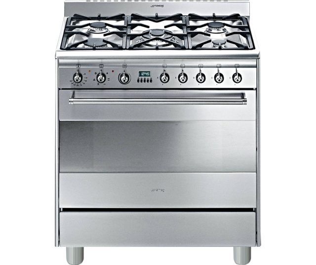 Smeg SNL81MFX5 fornuis roestvrijstaal