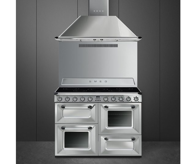 Smeg TR4110IX inductie fornuis - 110 cm. breed - roestvrijstaal