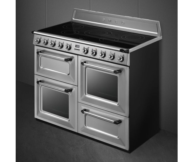 Smeg TR4110IX inductie fornuis - 110 cm. breed - roestvrijstaal