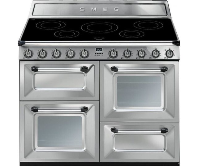 Smeg TR4110IX inductie fornuis - 110 cm. breed - roestvrijstaal