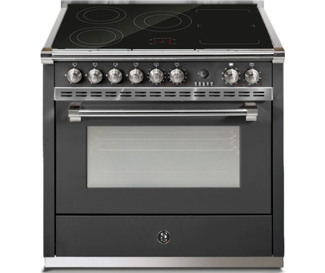 Steel A9F-5FI Ascot inductie fornuis in de kleur Antraciet