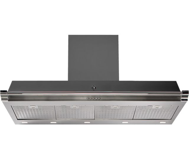 Steel AKL120 wand afzuigkap - Ascot - 120 cm. breed