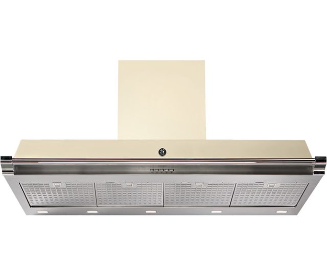 Steel AKL120 wand afzuigkap - Ascot - 120 cm. breed