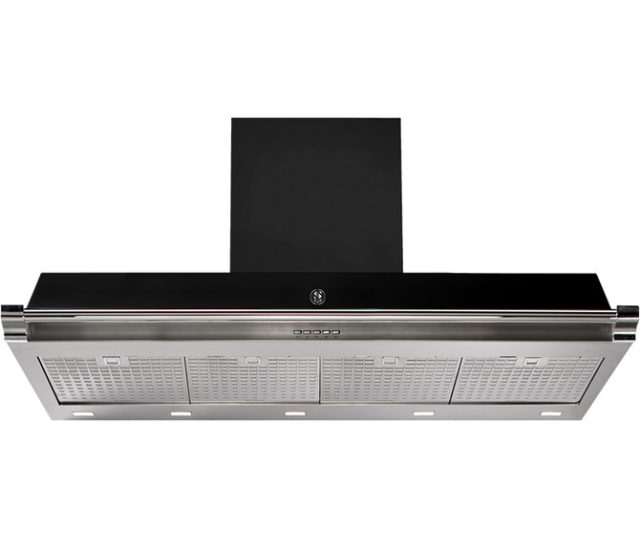 Steel AKL120 wand afzuigkap - Ascot - 120 cm. breed