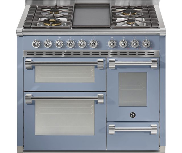 Steel AQ10SFF-4B Ascot gas fornuis - 100 cm - combi-stoomoven