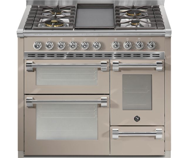 Steel AQ10SFF-4B Ascot gas fornuis - 100 cm - combi-stoomoven