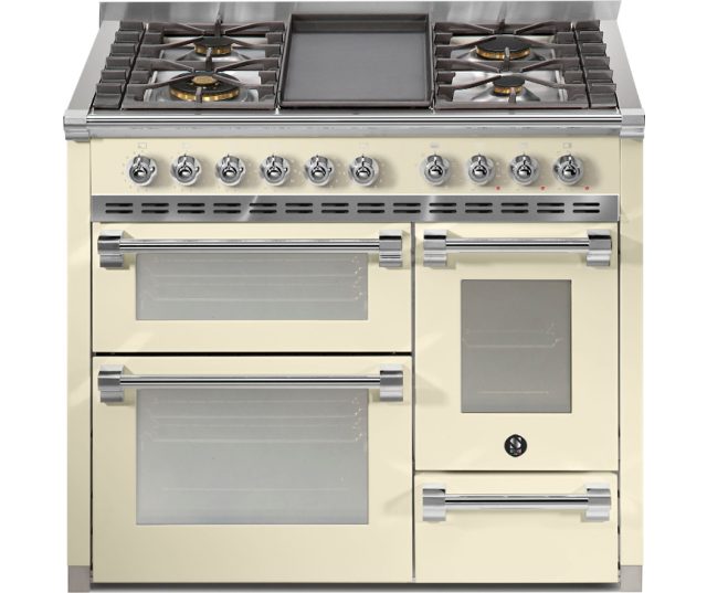 Steel AQ10SFF-4B Ascot gas fornuis - 100 cm - combi-stoomoven