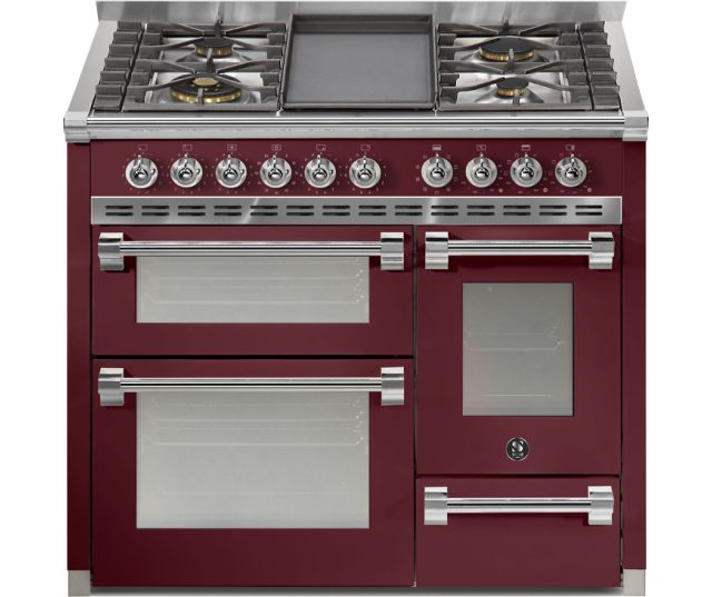 Steel AQ10SFF-4B Ascot gas fornuis - 100 cm - combi-stoomoven