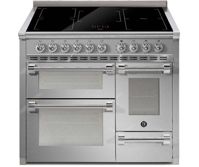 Steel AQ10SFF-5FI Ascot inductie fornuis - 100 cm breed - rvs