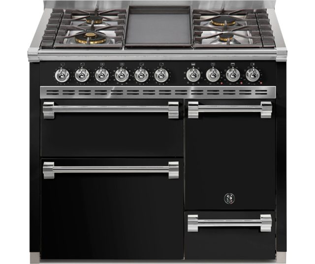 Steel AQ10SFF-D-4B Ascot gas fornuis - 100 cm - combi-stoomoven