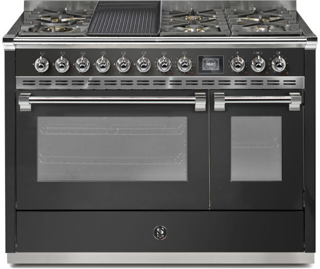 Steel AQ12SF-4BM Ascot gas fornuis - combi-stoomoven - 120 cm