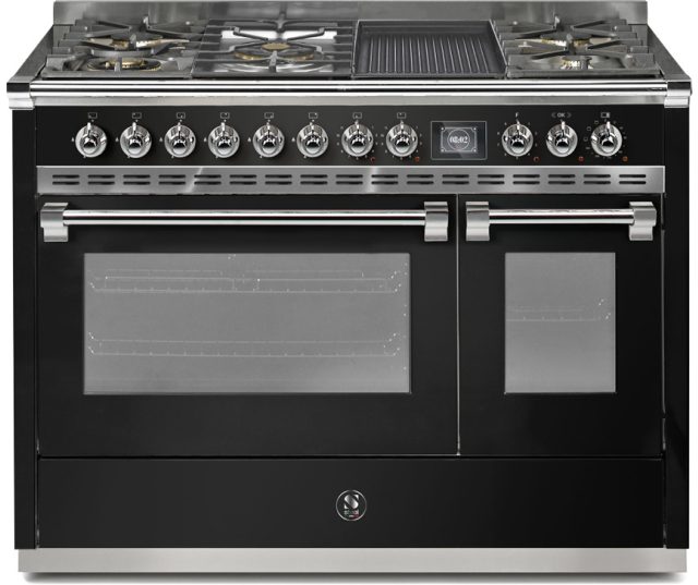 Steel AQ12SF-4BM Ascot gas fornuis - combi-stoomoven - 120 cm