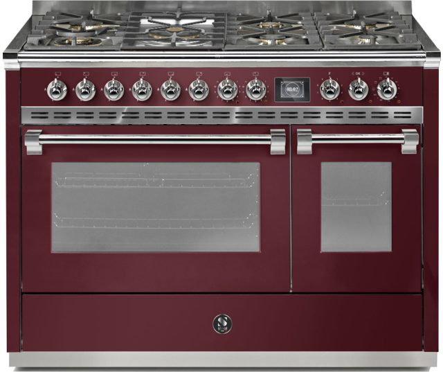 Steel AQ12SF-6B Ascot gas fornuis - combi-stoomoven - 120 cm.