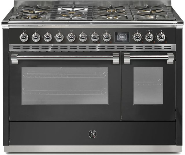 Steel AQ12SF-6B Ascot gas fornuis - combi-stoomoven - 120 cm.