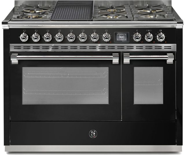 Steel AQ12SF-6B Ascot gas fornuis - combi-stoomoven - 120 cm.