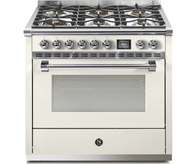 Steel AQ9S-6W Ascot gasfornuis - combi-stoomoven - 6 branders