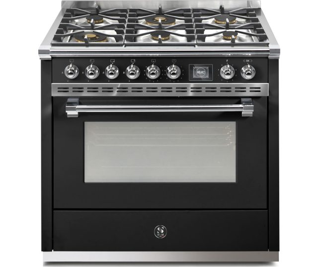 Steel AQ9S-6W Ascot gasfornuis - combi-stoomoven - 6 branders