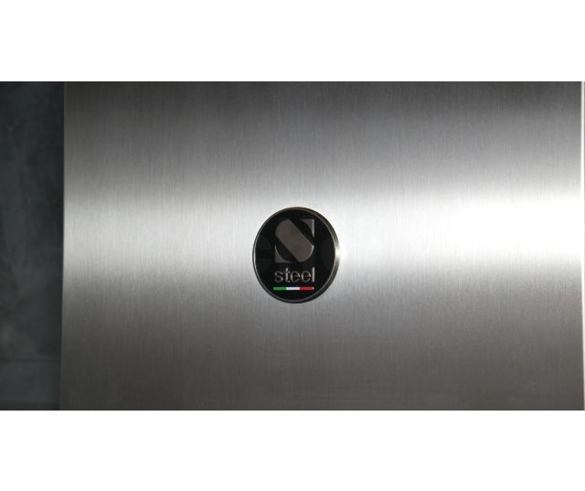 Steel EKL90 wand afzuigkap - Enfasi-serie - Roestvrijstaal