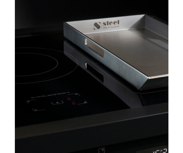 Steel EQ10FF-5FI NF Enfasi inductie fornuis zwart - All Black serie