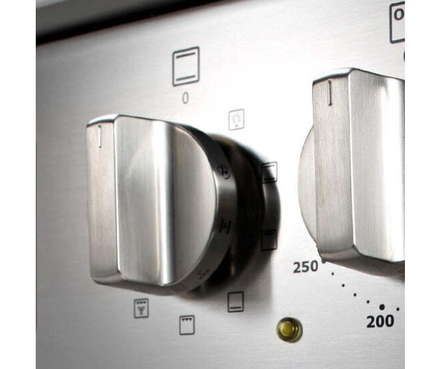 Steel EQ10FF-6 fornuis met dubbele oven - 100 cm breed