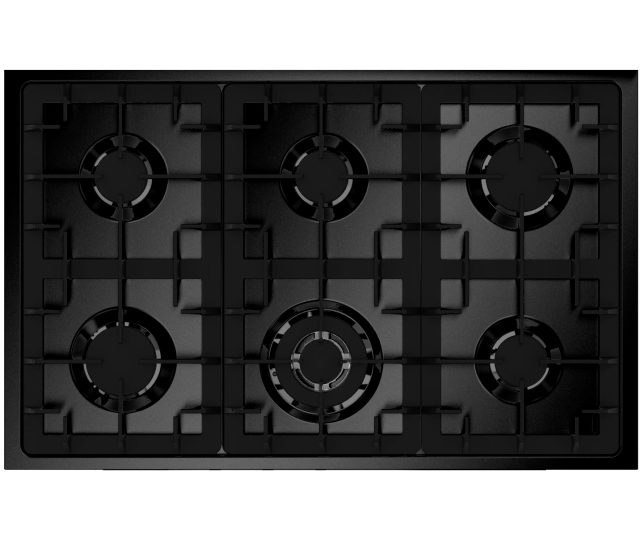 Steel EQ10FF-6 NF Enfasi fornuis zwart - All Black serie