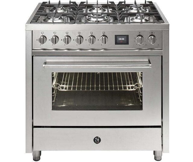 STEEL fornuis gas Enfasi EQ9F-6 rvs 