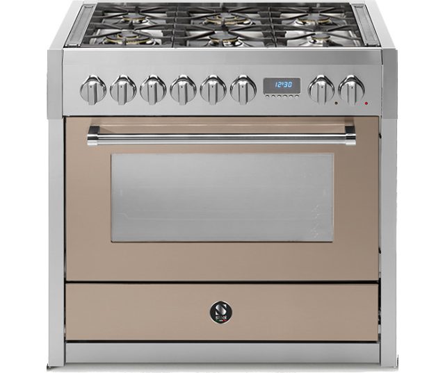 Steel G9F-6W fornuis in de kleur Sabbia