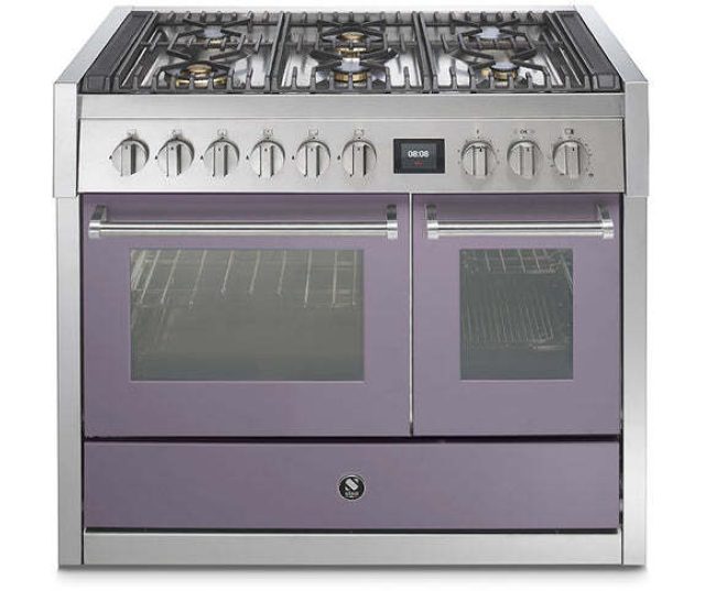 Steel GQ10SF-6W rvs fornuis met combi-stoomoven - 100 cm breed