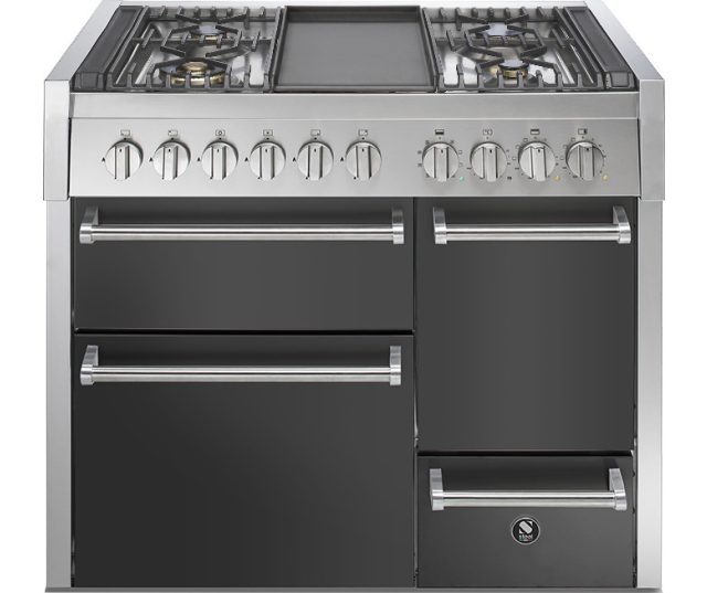 Steel GQ10SFF-D-4T fornuis - Genesi - 100 cm. breed