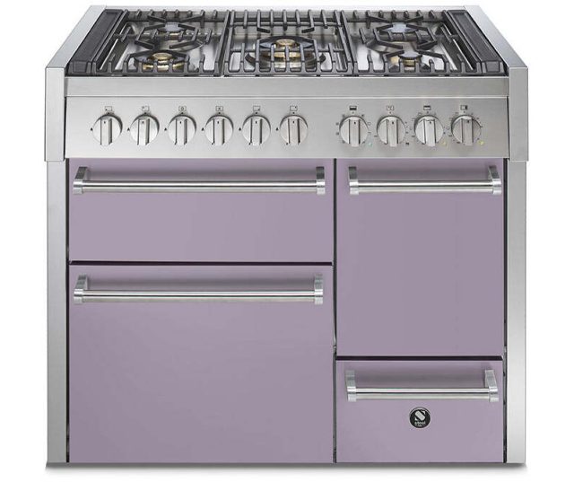 Steel GQ10SFF-D-4M fornuis met combi-stoomoven - Genesi - 100 cm. breed