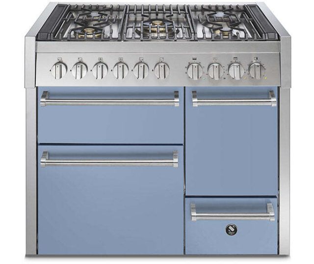 Steel GQ10SFF-D-4M fornuis met combi-stoomoven - Genesi - 100 cm. breed