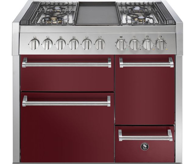 Steel GQ10SFF-D-4T fornuis - Genesi - 100 cm. breed