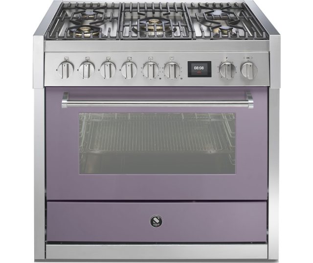 Steel GQ9S-4M fornuis - combi stoomoven - 90 cm. breed