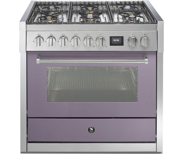 Steel GQ9S-6W fornuis met combi stoomoven