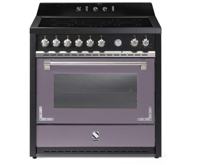 Steel X9F-5FI Oxford mat-zwart inductie fornuis