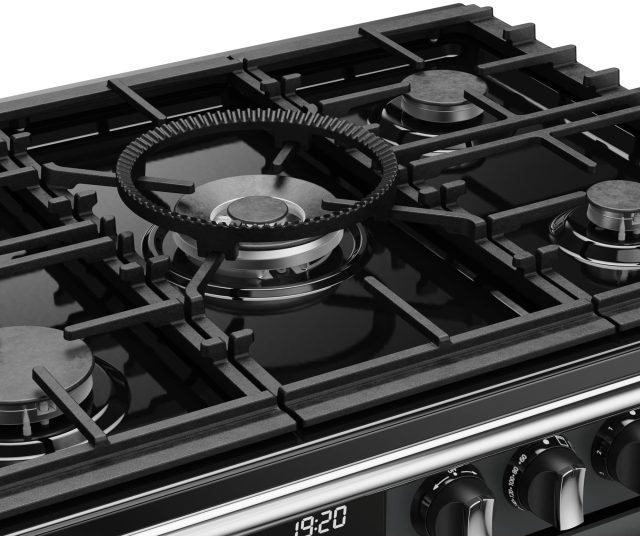 Stoves Richmond 100 DF DX gas fornuis - Antraciet - 100 cm. breed