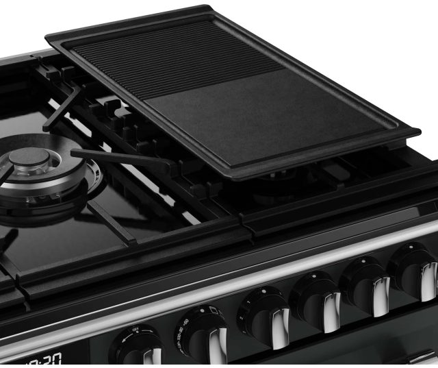 Stoves Richmond 100 DF DX gas fornuis - Antraciet - 100 cm. breed