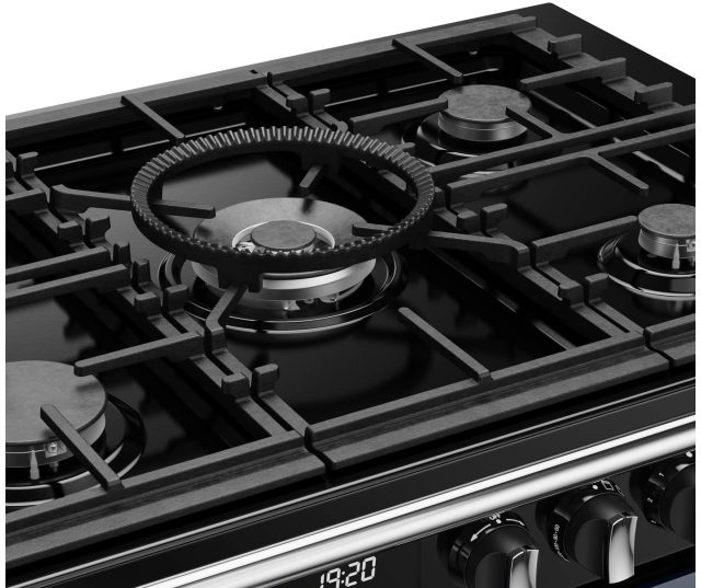 Stoves Richmond 100 DF DX gas fornuis - midnight blue - 100 cm. breed