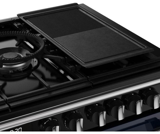 Stoves Richmond 100 DF DX gas fornuis - midnight blue - 100 cm. breed