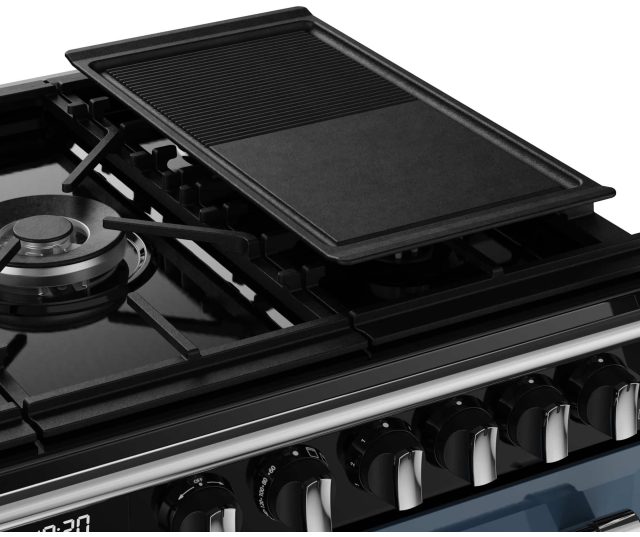 Stoves Richmond 100 DF DX gas fornuis - twilight blue - 100 cm. breed