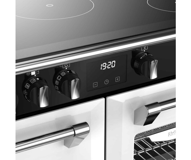 Stoves Richmond 100 Ei DX RTY inductie fornuis - icy white - 100 cm. breed