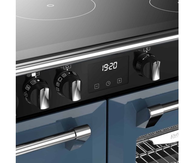 Stoves Richmond 100 Ei DX RTY inductie fornuis - twilight blue - 100 cm. breed