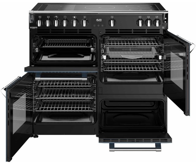 Stoves Richmond 100 Ei DX RTY inductie fornuis - twilight blue - 100 cm. breed