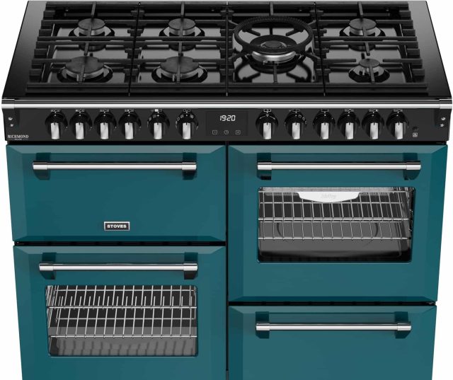 Stoves Richmond 110 DF DX gas fornuis - deep marine - 110 cm. breed