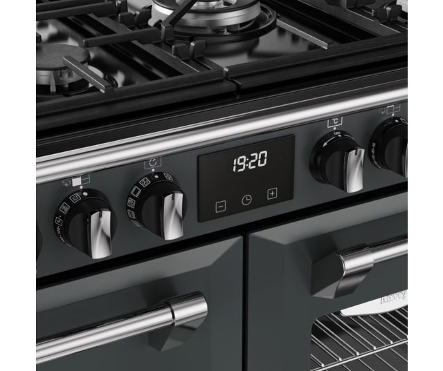 Maxi Clock™ LED-touchbediening met timerfunctie – Stoves Richmond 110 DF