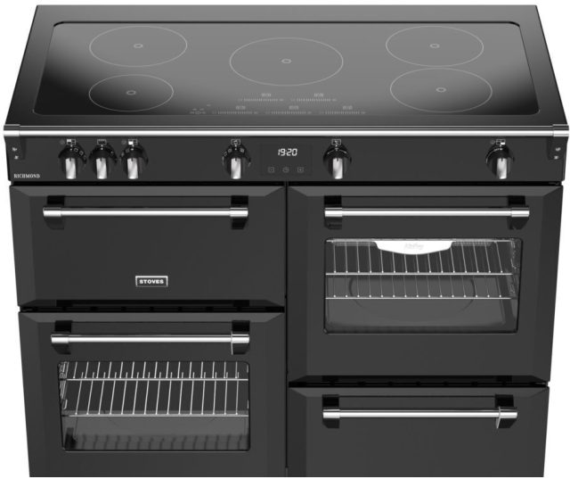 Inductiekookplaat met 5 zones en bridgefunctie van Stoves Richmond 110 EI TCH